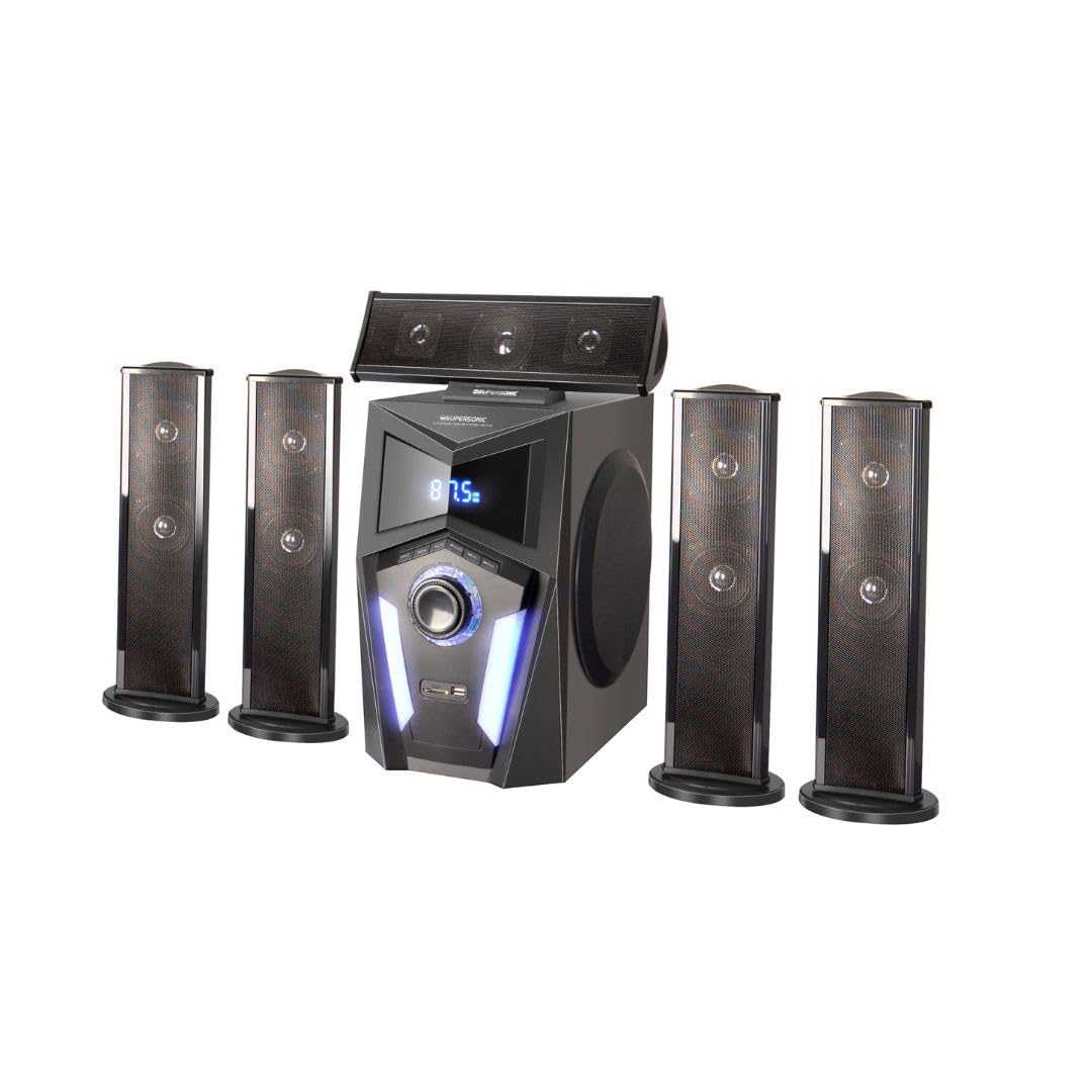 Supersonic 5.1 Home Theatre Speaker System 360-Degree Surround Sound SPK 679
