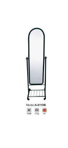 Meduim Standing Mirror Trolley | Mobile Full-Length Mirror on Wheels