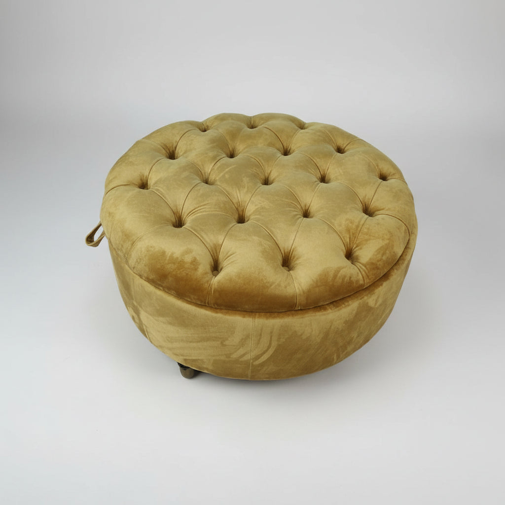 Big Round Ottoman