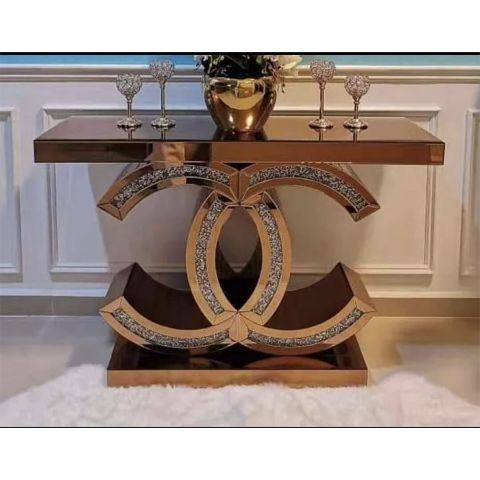 Golden Console Table