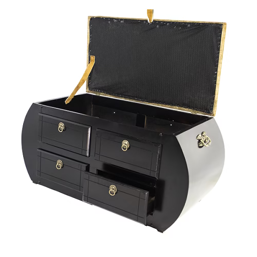 Weeding Curved Wooden Kist