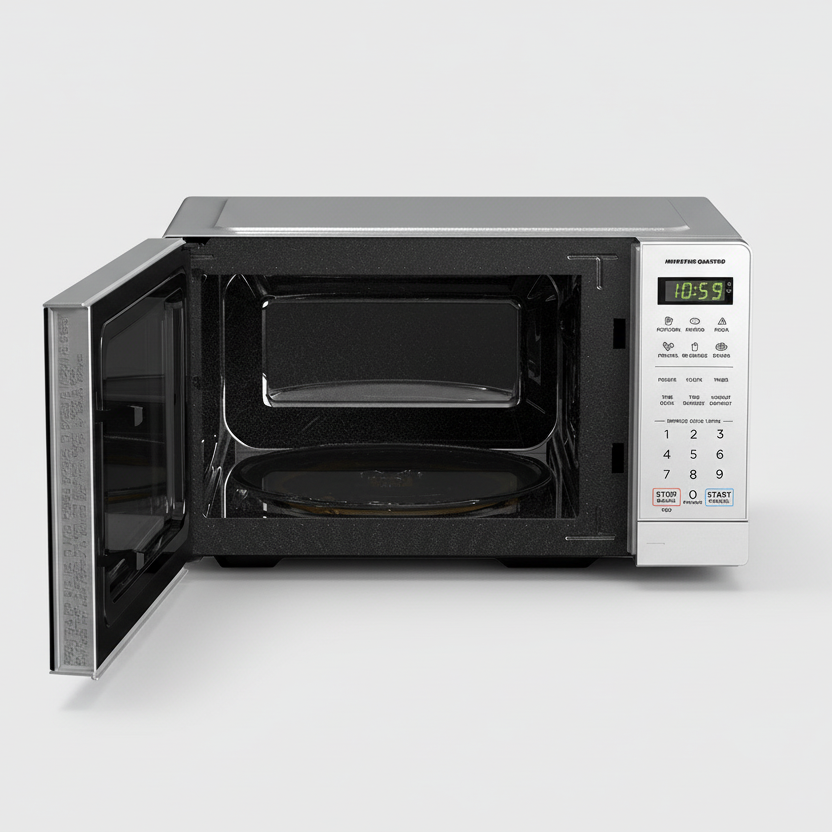 Midea 20L Silver Digital Microwave EM20