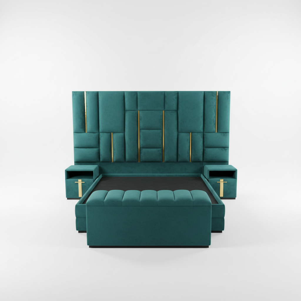 Manu D3 Sleigh Bed12