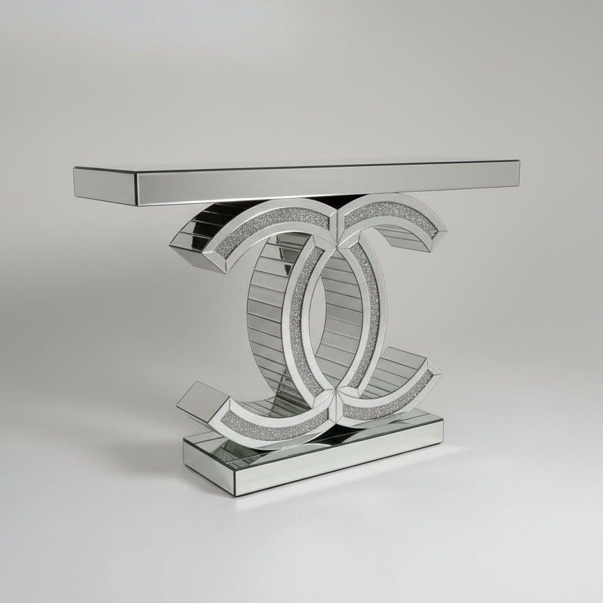 Mirror Server Console Table Channel