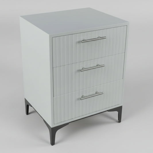 Orlando Pedestal White 3 Drawers