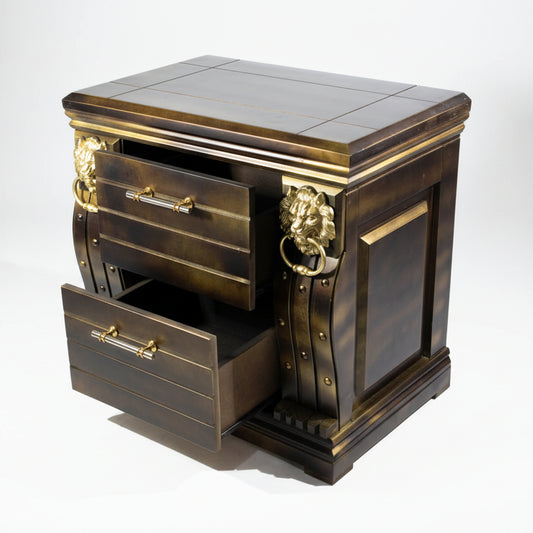 Lion Emma Pedestal Brown