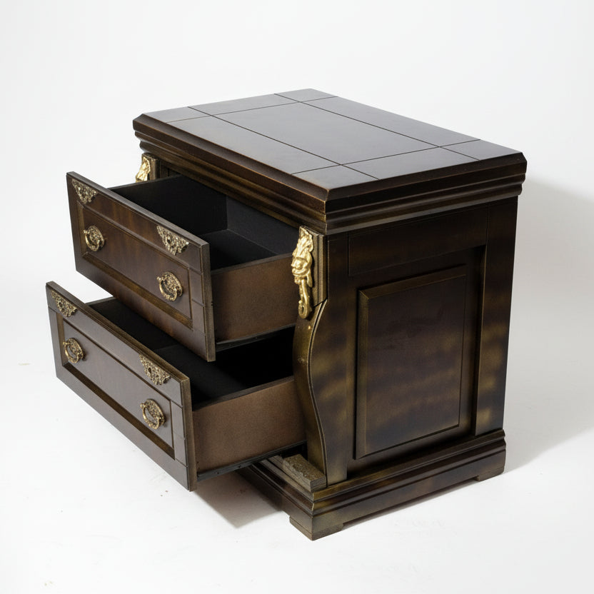 Lion Emma Pedestal Brown