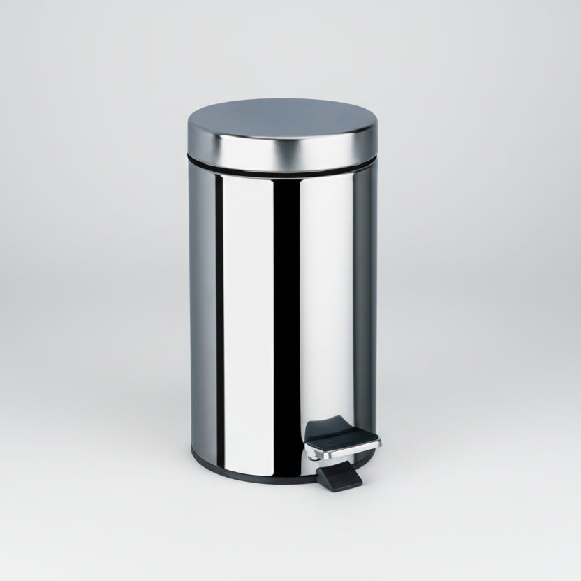 Totally_Home Dustbin 20L Stainless Steel Dustbin (Silver)