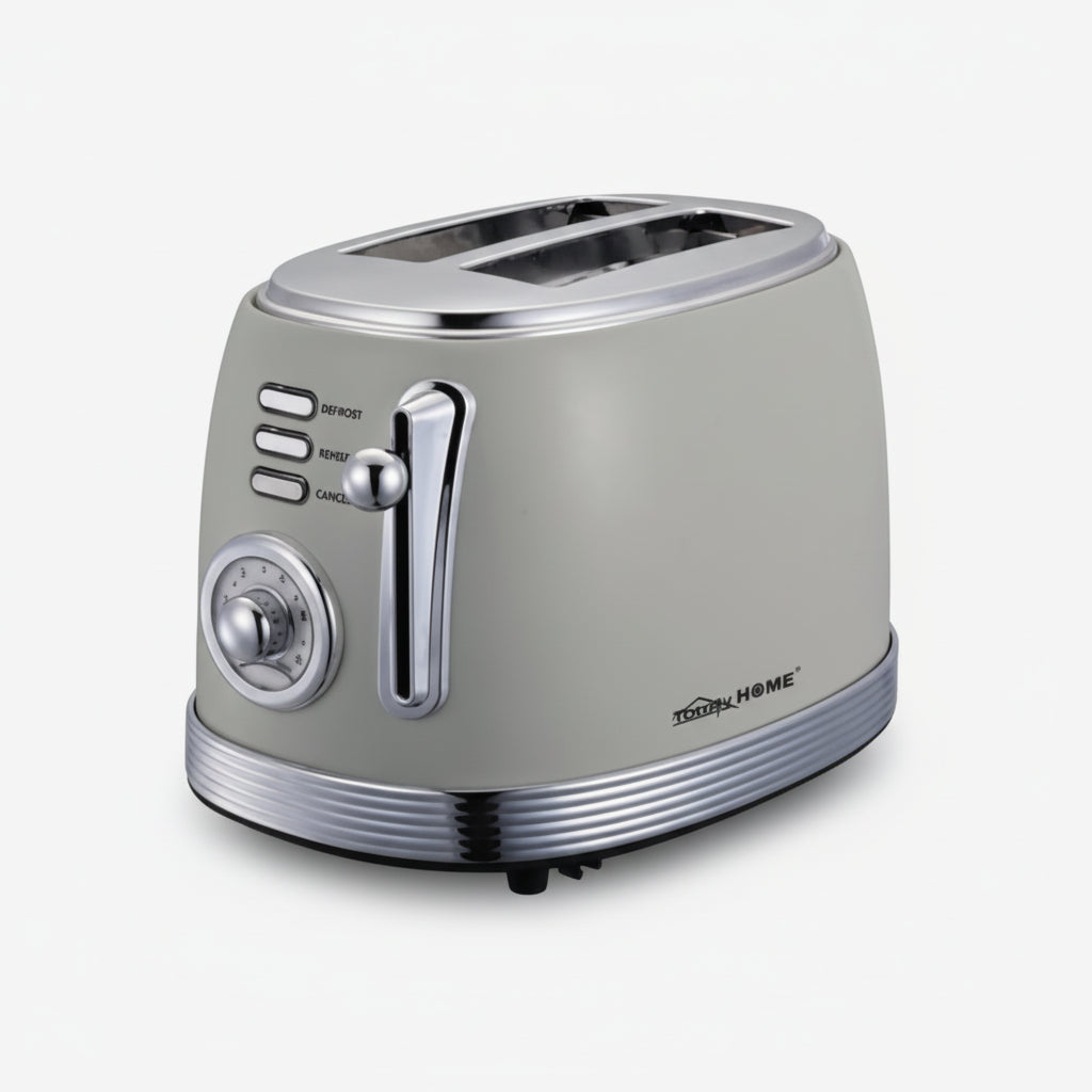 Totally Home Premium Quality 2 Slice Oval Electric Toaster
