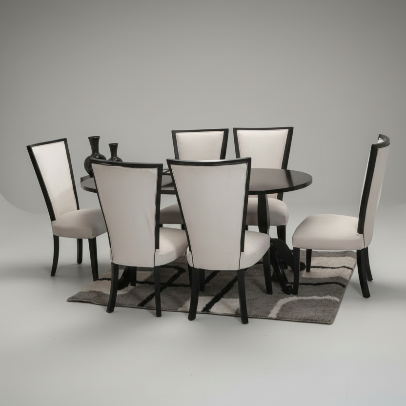 Prince Dining Set (6+1) - Affordable