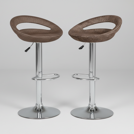 Rattan Bar Chair - Brown