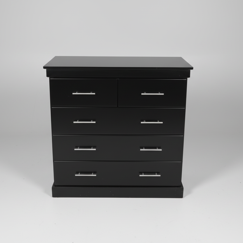 Small Chest of Drawers Pro Black