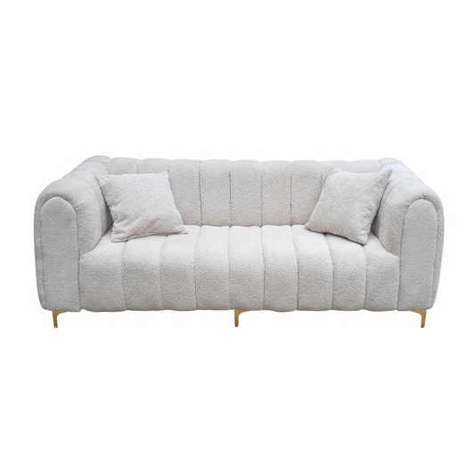 Tresor 3 Seat Bouclé Couch - Premium
