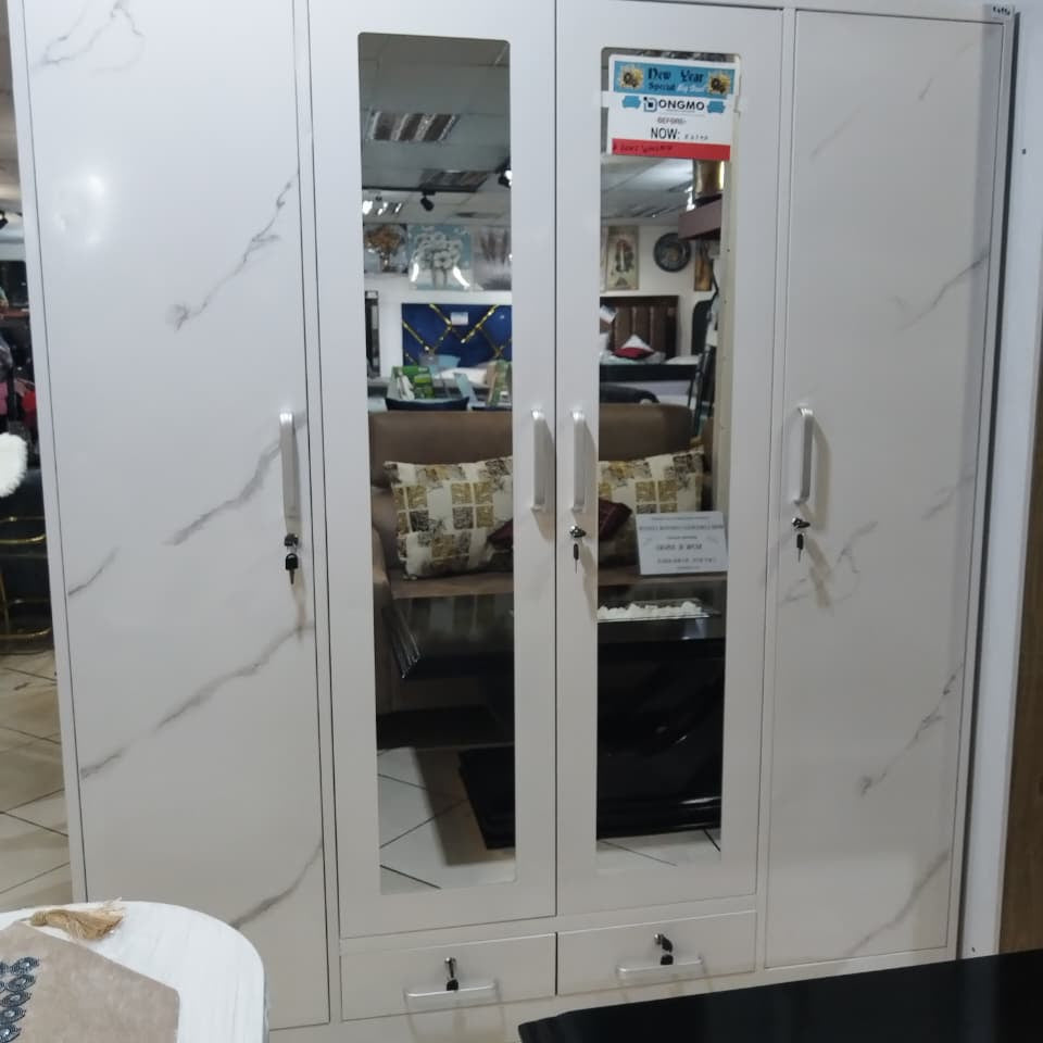 Steel Wardrobe 4 Doors
