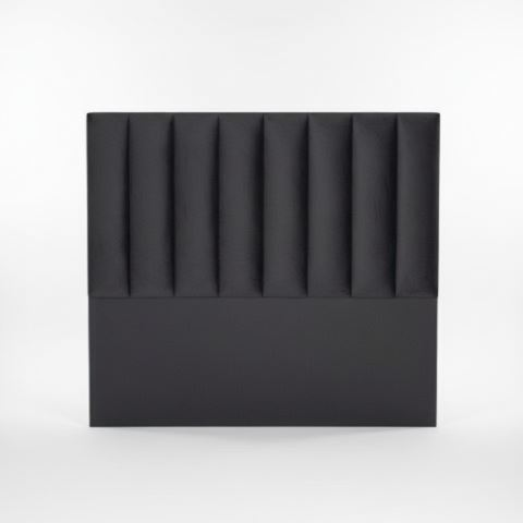 2022 Standard Bijou King Headboard Suede Black