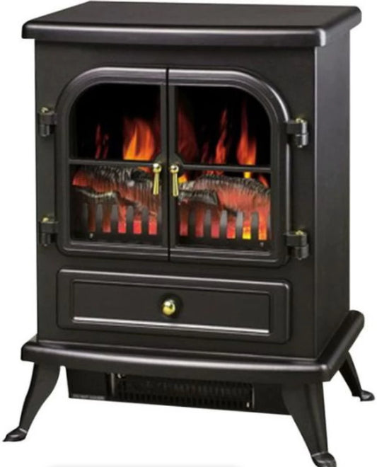 Goldair Electric Fireplace Heater Electricity Fireplace  (Free Standing, Natural Vent)