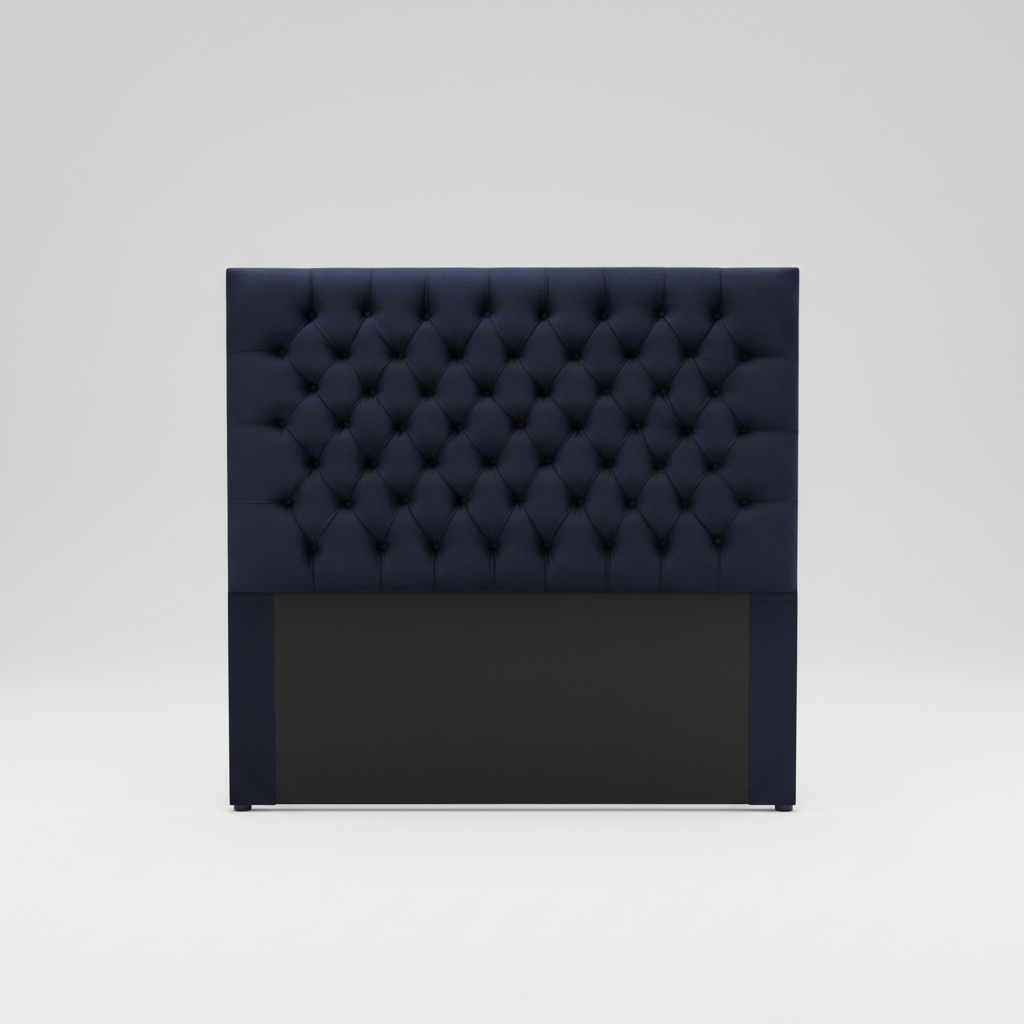 2022 Queen Headboard Standard Design Suede Black S