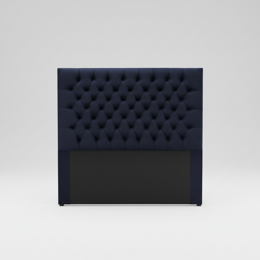 2022 Queen Headboard Standard Design Suede Black S