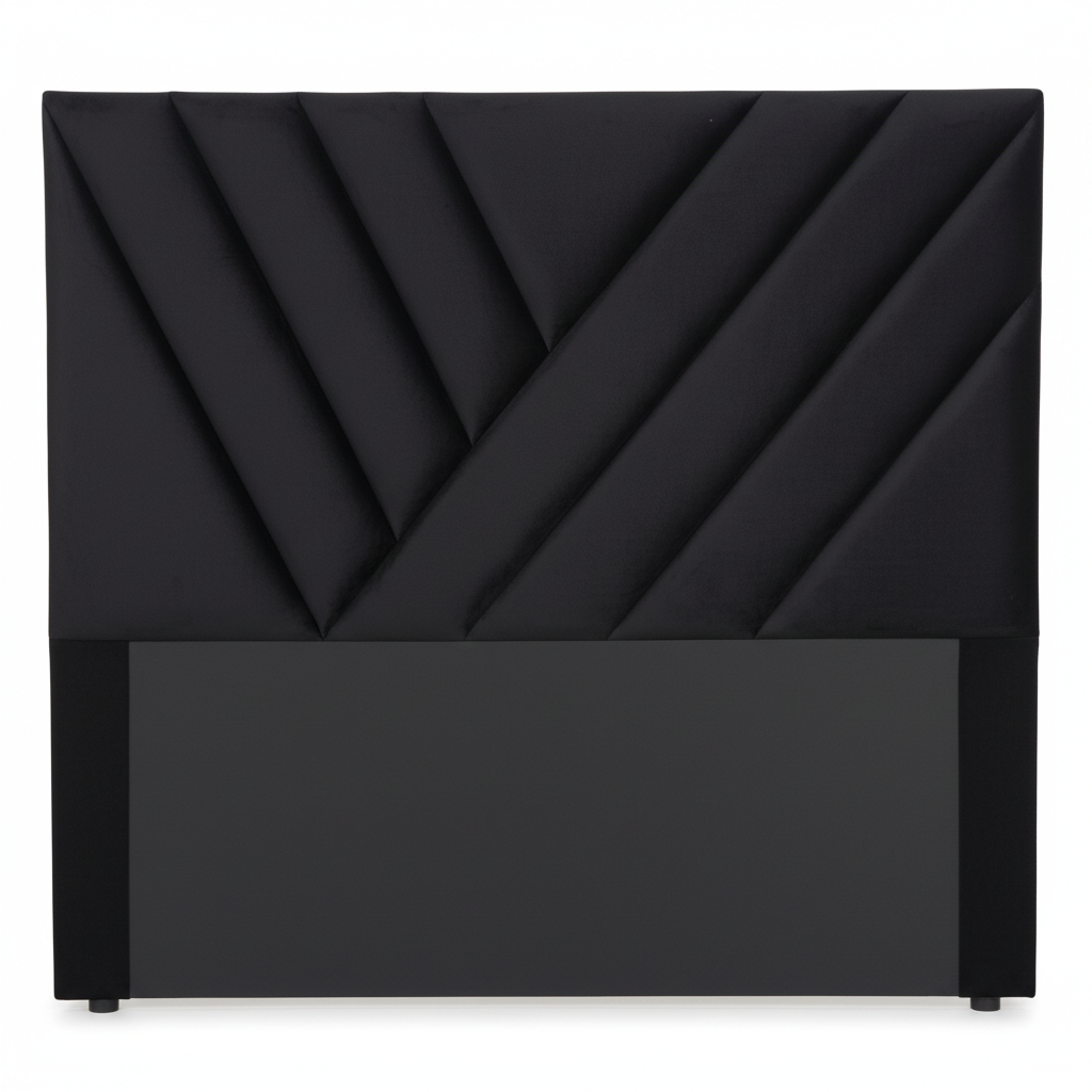 2026 Manu Standard Queen Headboard Suede Mustard