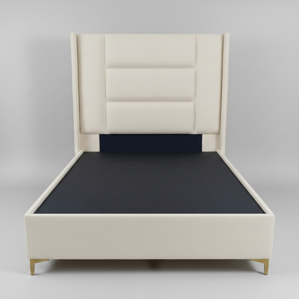 Boucle D1 Sleigh Bed 7