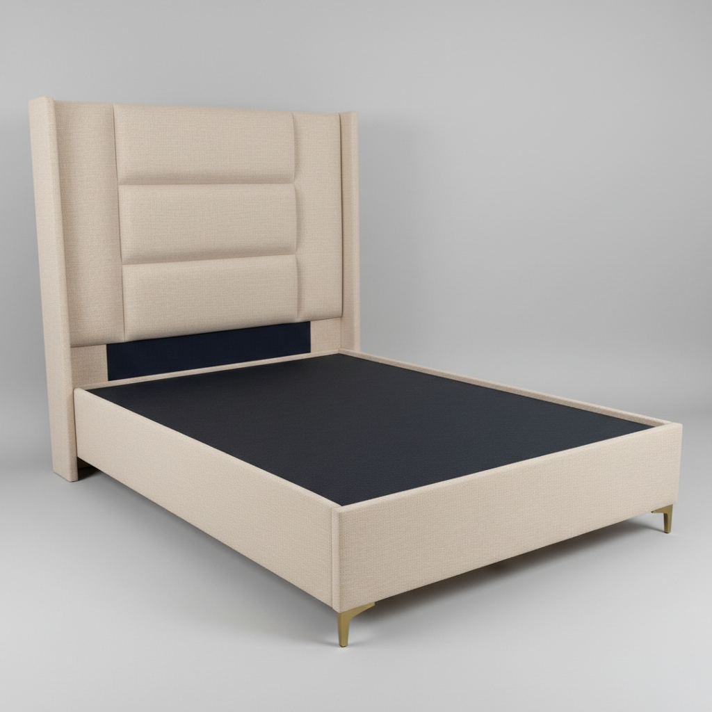 Boucle D1 Sleigh Bed 7