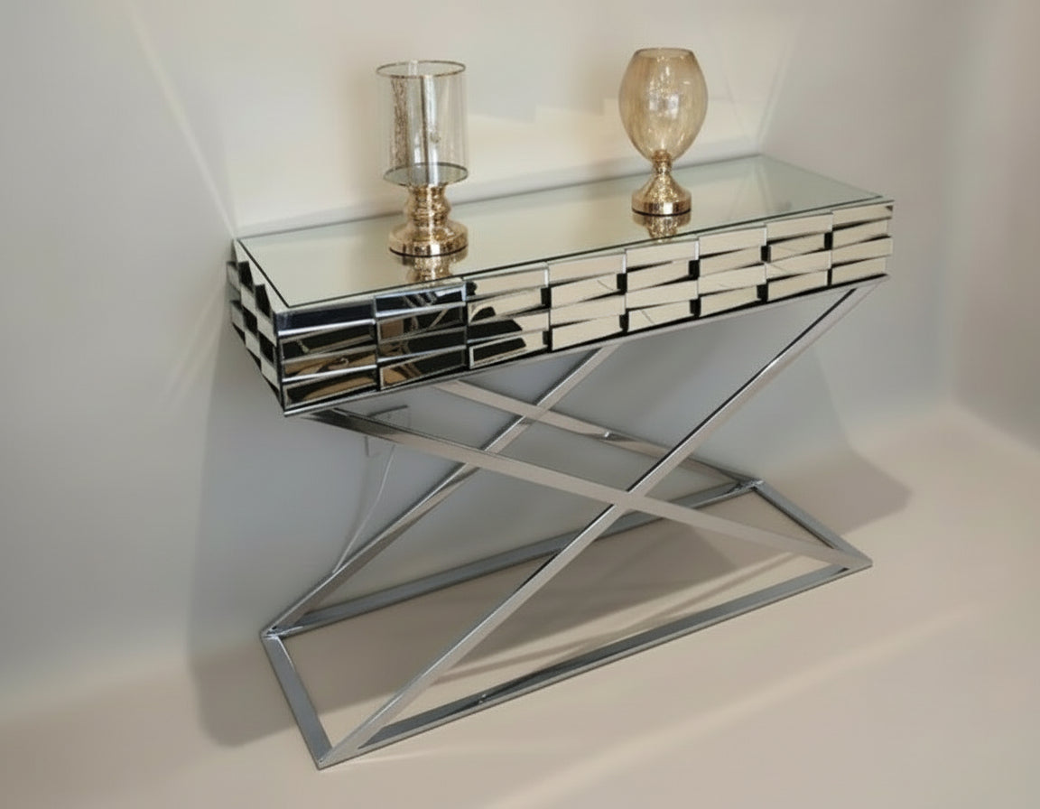 Console Glass Server A03 Silver