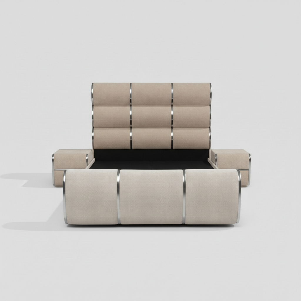 Granite Sleigh Bed 3