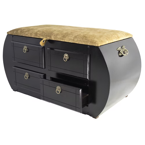 Weeding Curved Wooden Kist