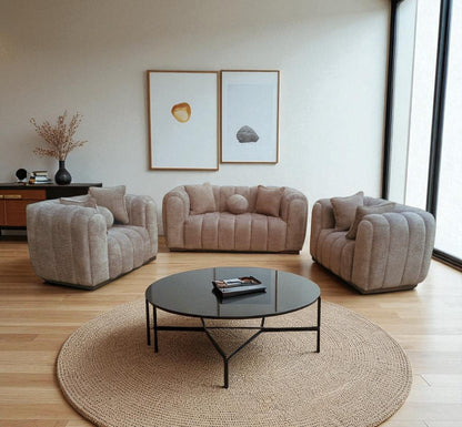 Logan 2-1-1 Set Bouclé Couch