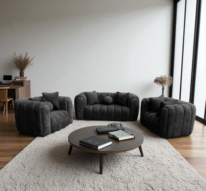 Logan 2-1-1 Set Bouclé Couch