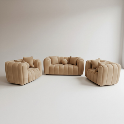 Logan 2-1-1 Set Bouclé Couch