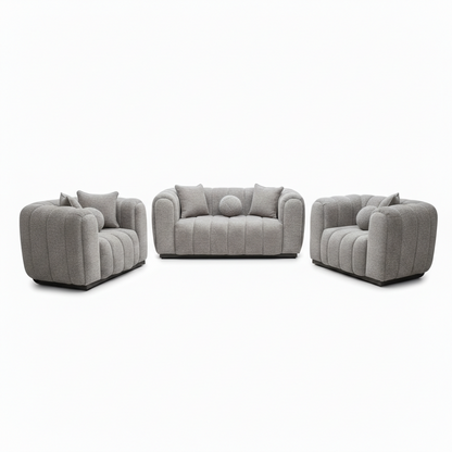 Logan 2-1-1 Set Bouclé Couch