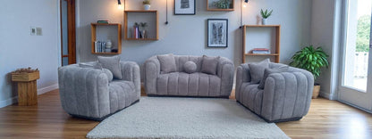 Logan 2-1-1 Set Bouclé Couch