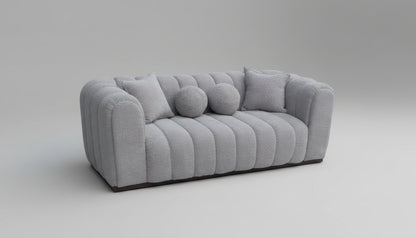 Logan 3-Seat Bouclé Couch