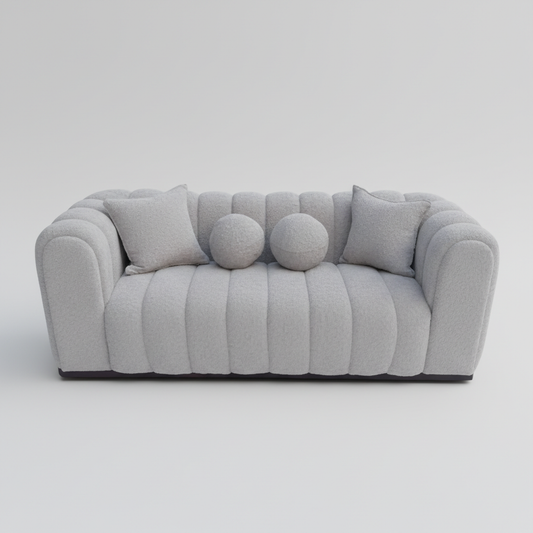 Logan 3 Seat Boucle Couch