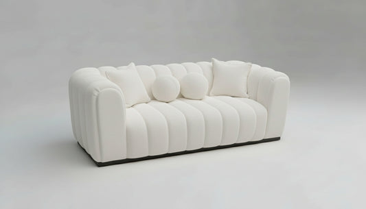 Logan 3-Seat Bouclé Couch