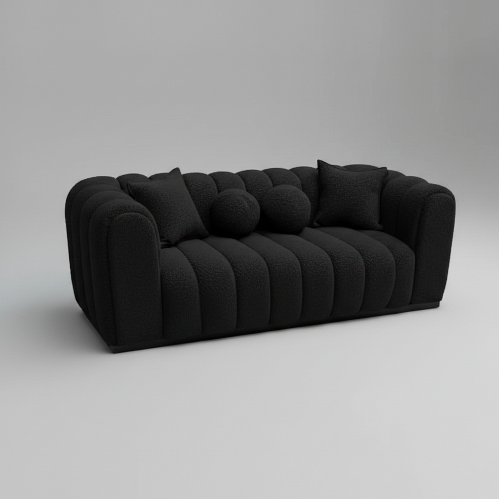 Logan 3 Seat Boucle Couch