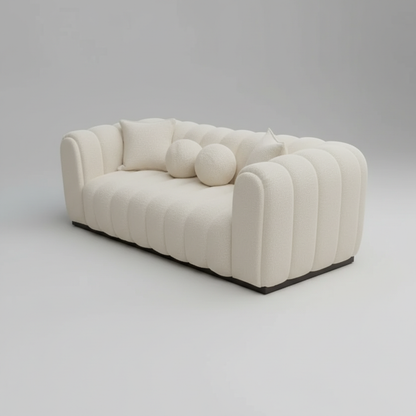 Logan 3 Seat Boucle Couch