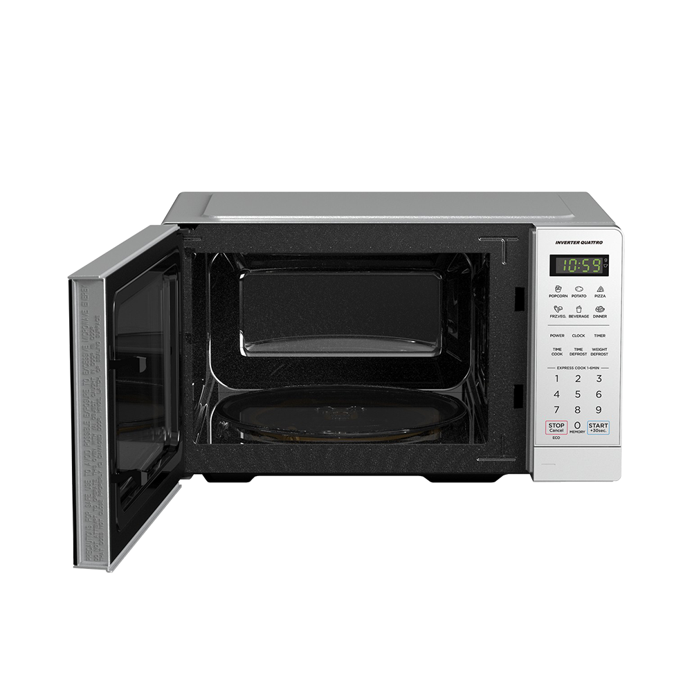 Midea 20L Silver Digital Microwave EM20
