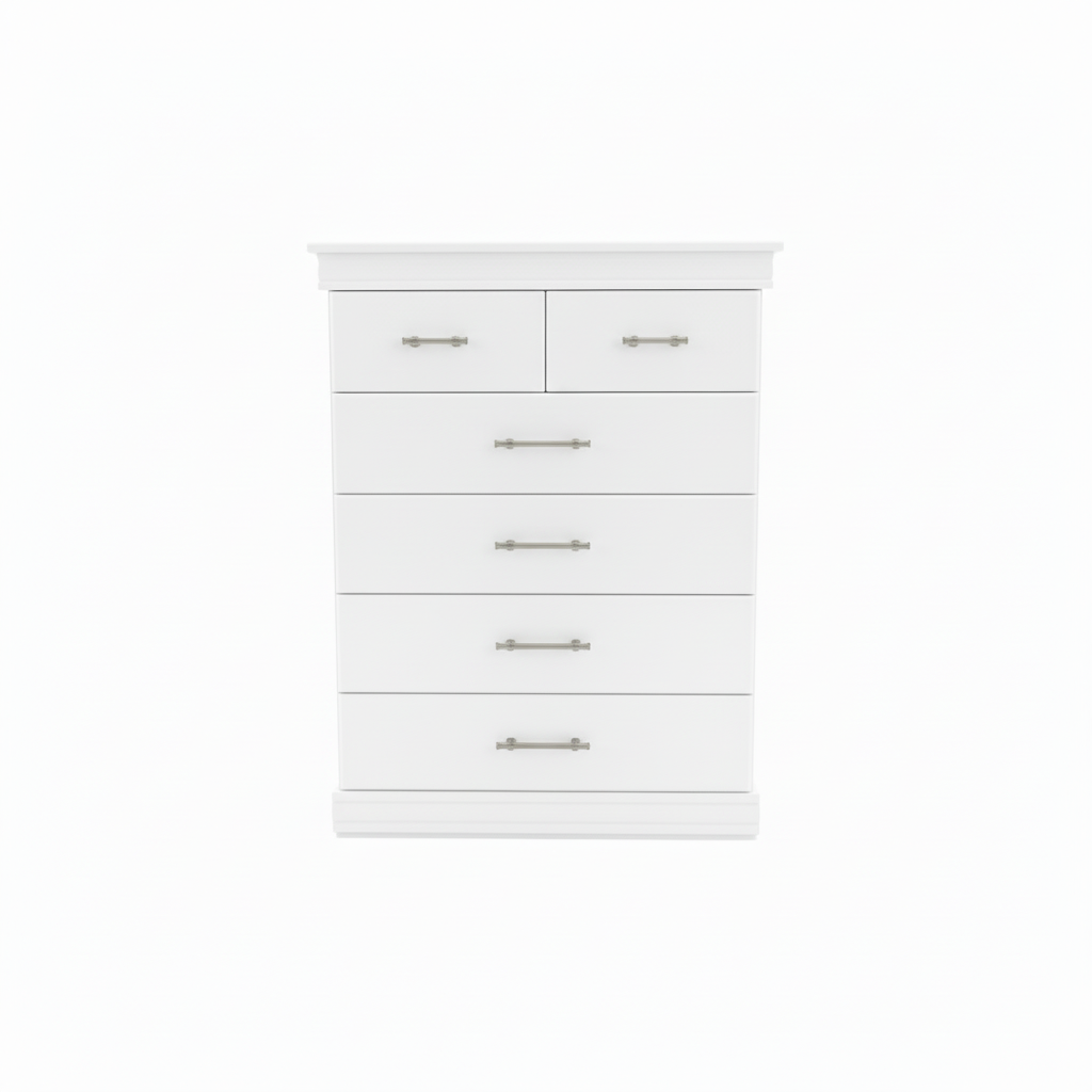 Medium Chest of Drawers Pro White