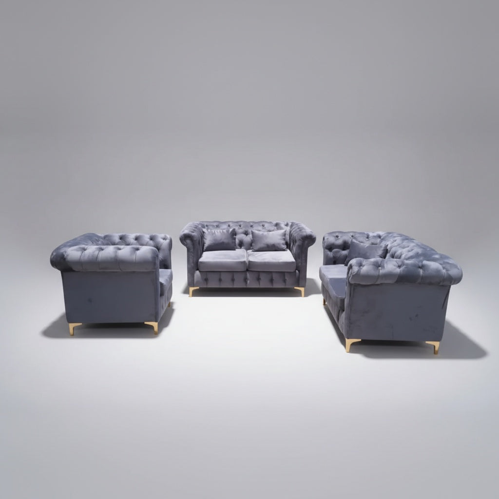 Mini Diamond 221 Set | Compact 2+1 Seater Sofa | Dongmo Furniture ...