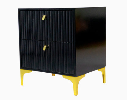 Orlando-Pedestal-Black-2-Drawer