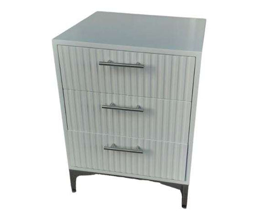 Orlando Pedestal White 3 Drawers