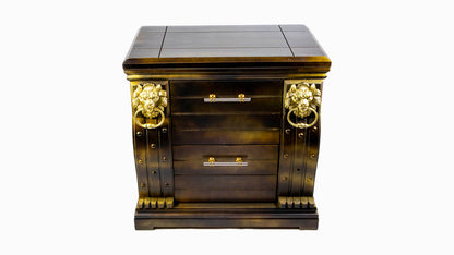 Lion Emma Pedestal Brown