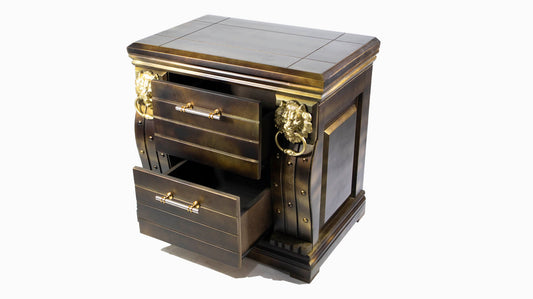 Lion Emma Pedestal Brown