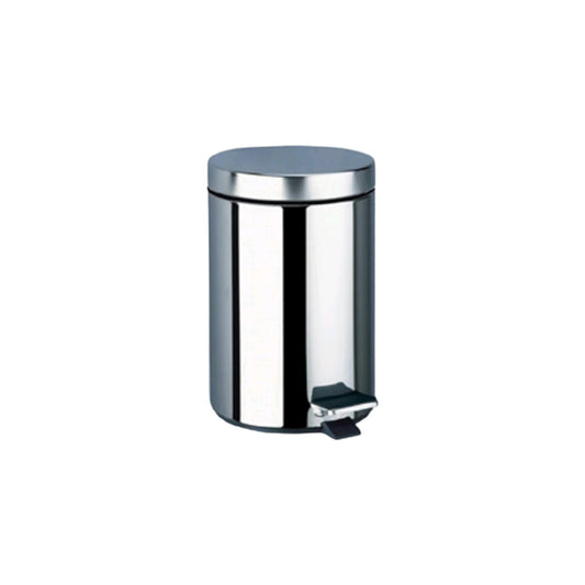 Totally Home_Pedal 12L Stainless Steel Dustbin (Silver)