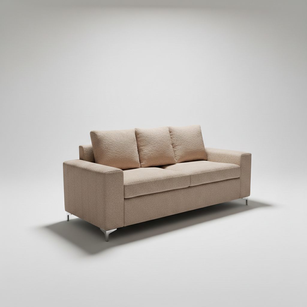 Romeo 3-Seat Bouclé Couch