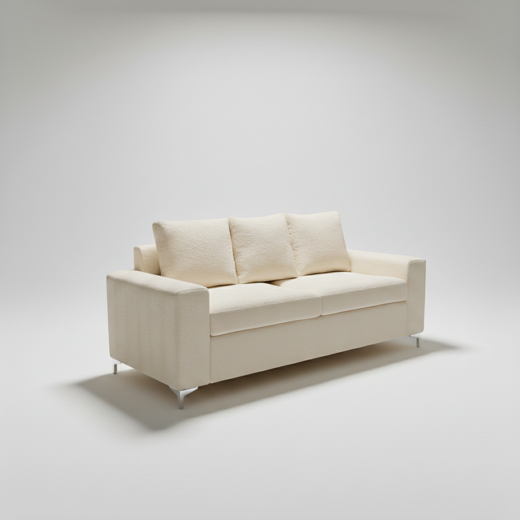 Romeo 3-Seat Bouclé Couch