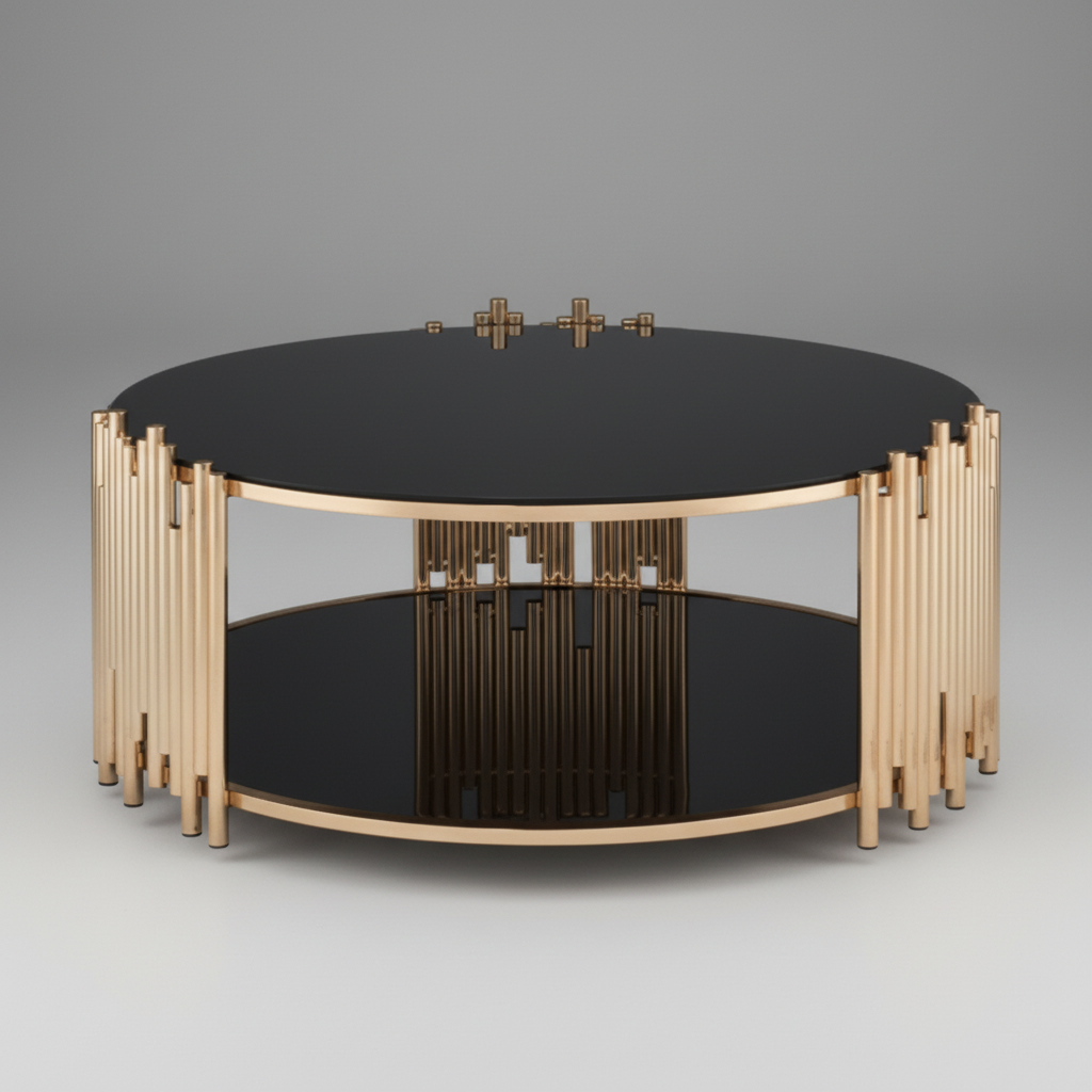 Round Glass Coffee Table