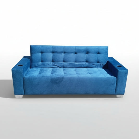 Sleeper Couch 3 Seat With Cup